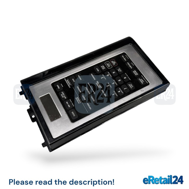 ✅𝙏𝙚𝙨𝙩𝙚𝙙 OEM Microwave Control Panel Assembly Black Stainless WB07X10800 gallery