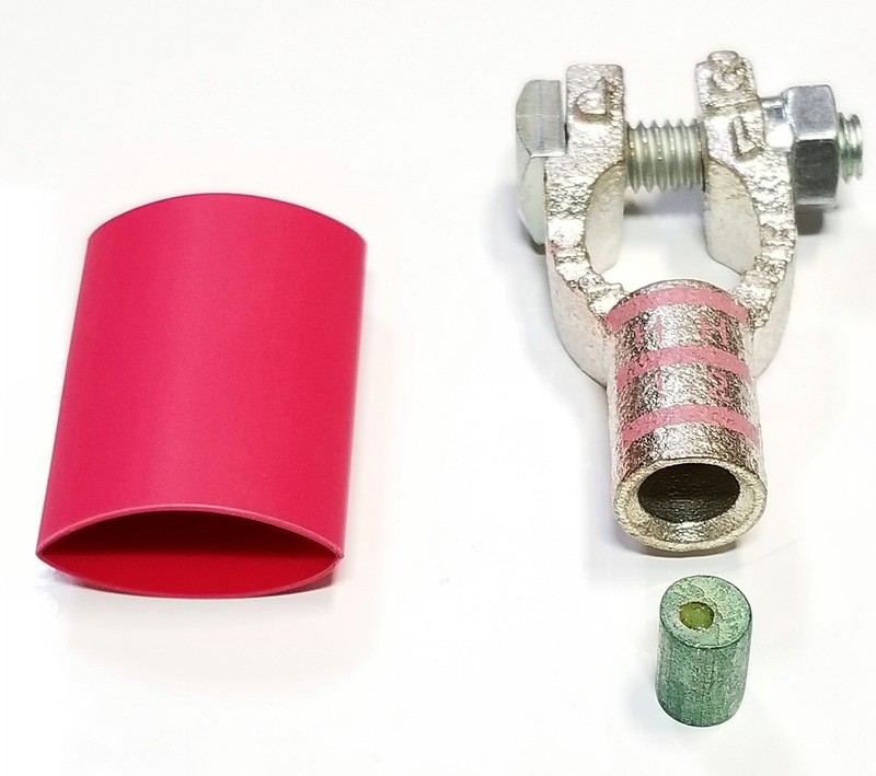 Battery Cable Ends Copper Top Post Terminal Connector Shrink Solder Slug Pellet gallery