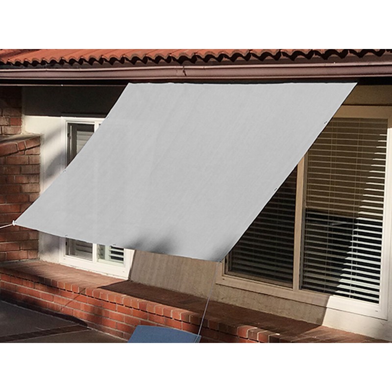 90% UV Shade & Privacy Panel w. Grommets 90% UV Block "Smoke" 2S gallery
