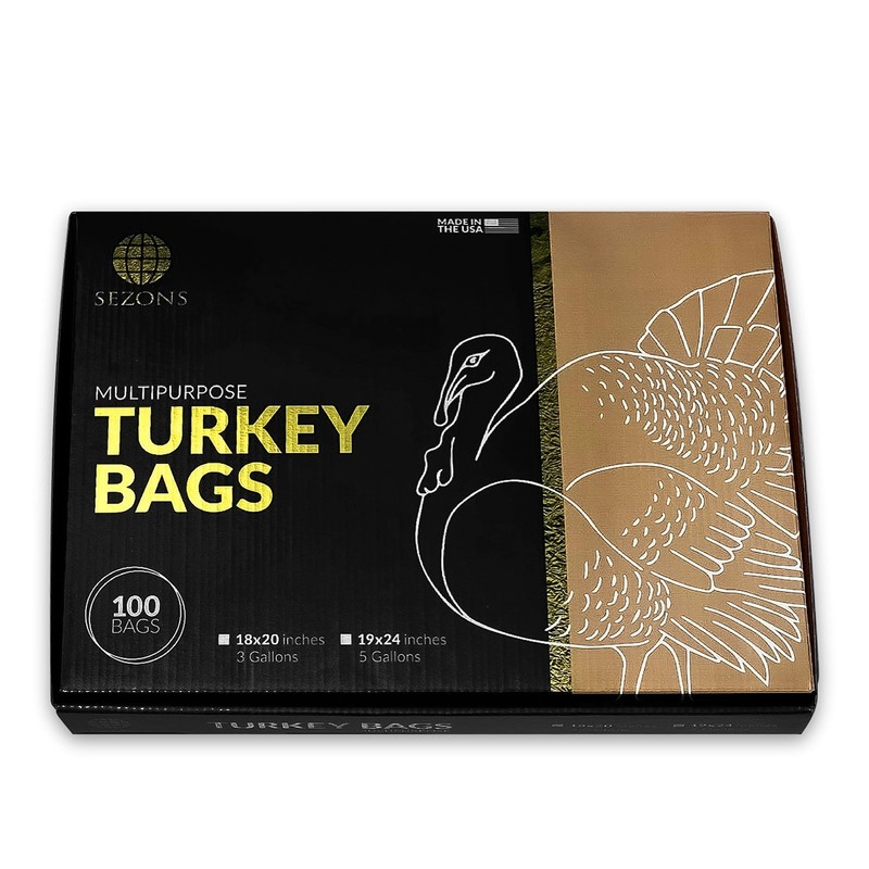 100% Nylon Turkey Storage multipurpose Bags - 100 pack (Clear, 18x20) Clear gallery