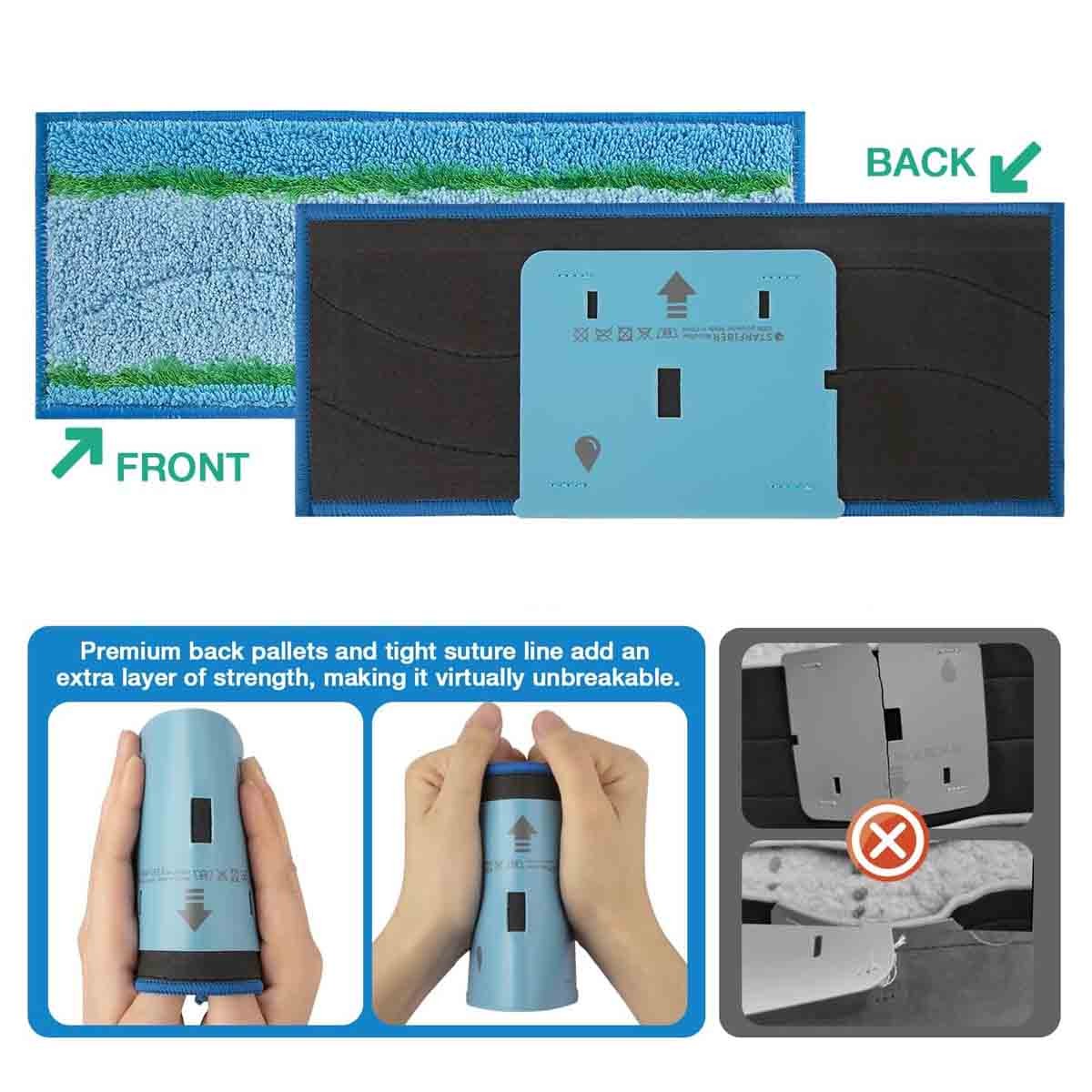 M6 Wet Mopping Pads Washable Reusable for Braava Jet m6 6110 6012 6112 6113 gallery
