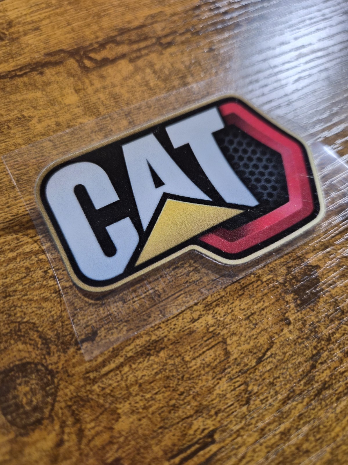 CATERPILLAR HEX DECAL 3 in. UV DTF Decal Sticker waterproof USA NOT VINYL gallery