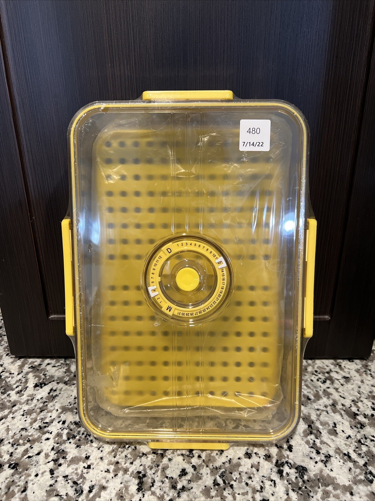 Kitchen Storage Food organizer PET Seal Fruit Vegetable Fresh box Yellow gallery