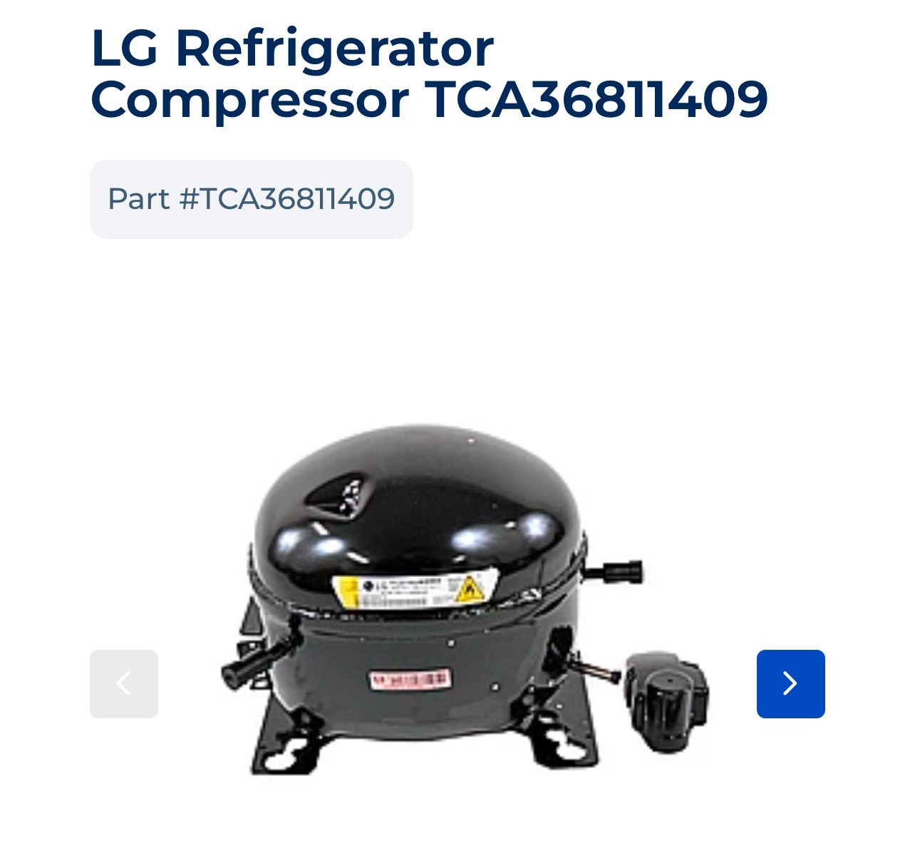 LG Refrigerator Compressor gallery