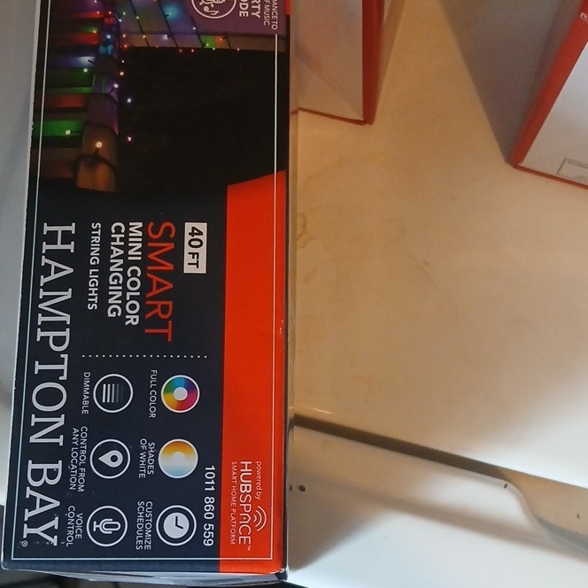 Hampton Bay 40 ft Smart Mini Color Changing LED String Lights, App Control gallery