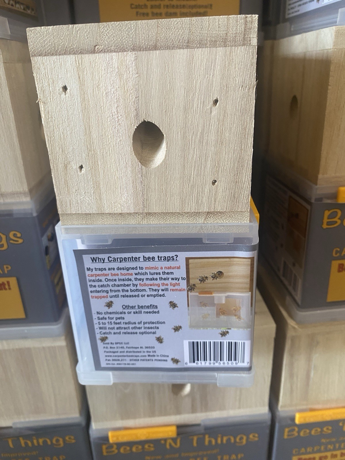 Bees 'N Things Outdoor Carpenter Bee Traps, NEW X 5 -- 5 Traps gallery