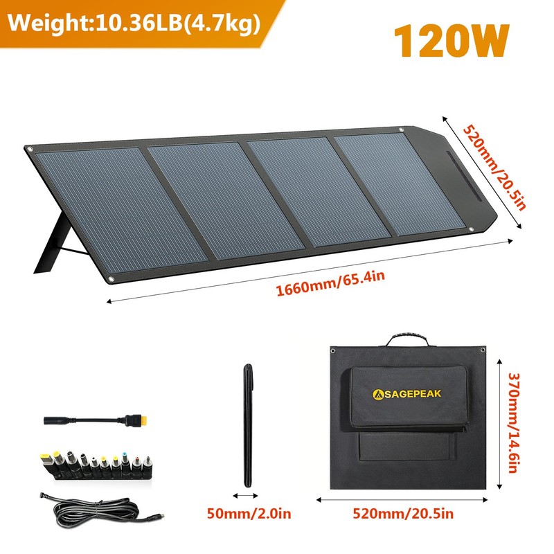 400W 300W 200W Foldable Portable Solar Panel for Power Station Outdoor Camping gallery