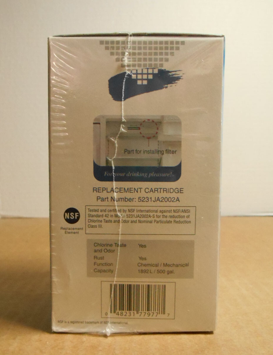 LG Premium Filter 500 Gallons Part #5231JA2002A New Sealed gallery