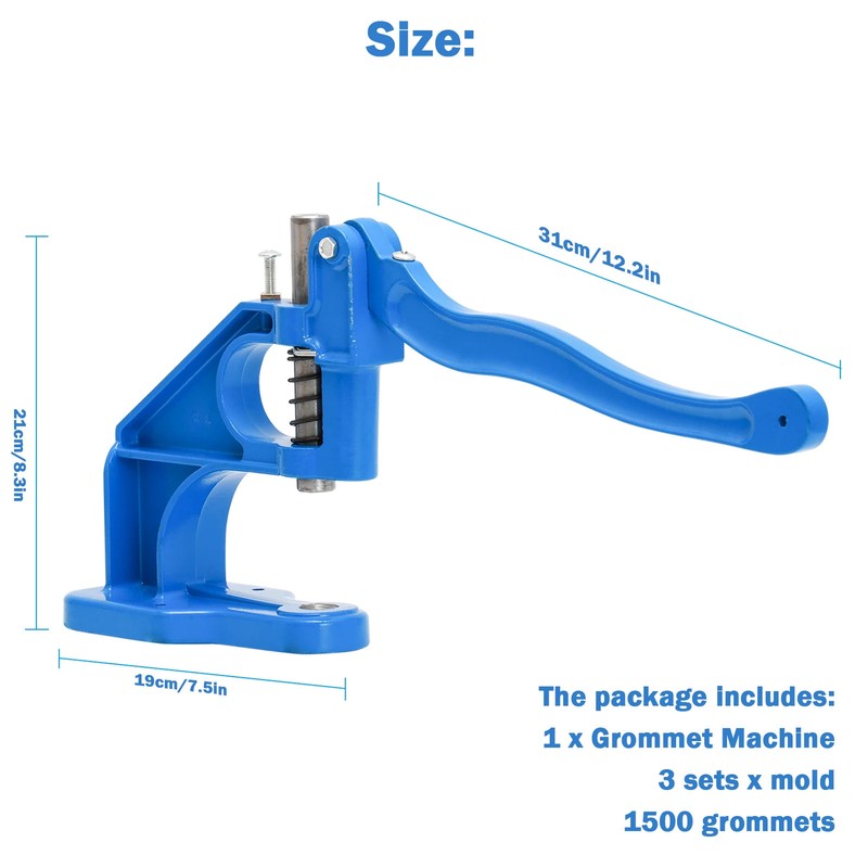 Hand Press Tool for Installing Snap Fasteners Bench-Top Hand Press Tool gallery