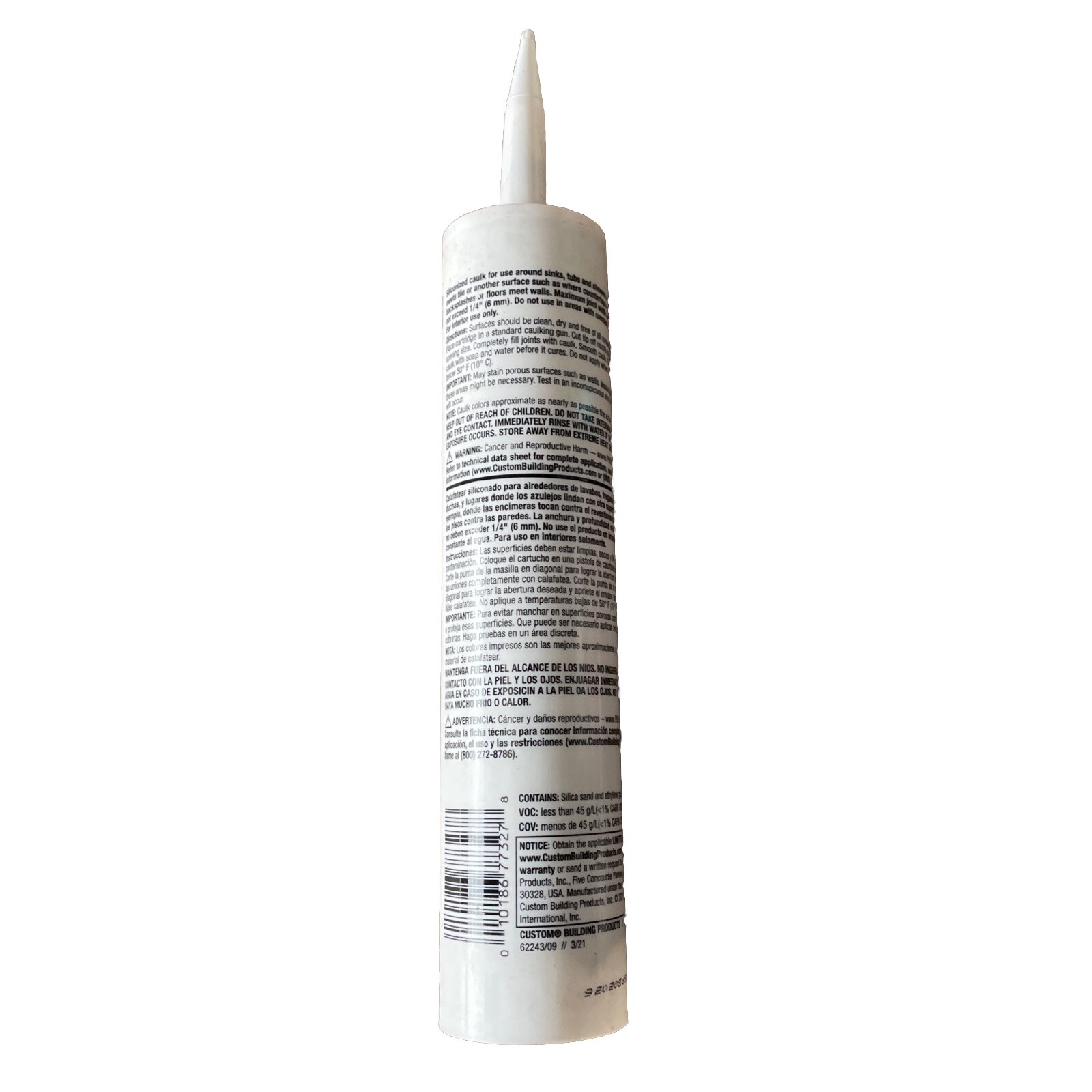 Custom # 09 Natural Gray 10.5 Oz. Sanded Ceramic Tile Caulk gallery