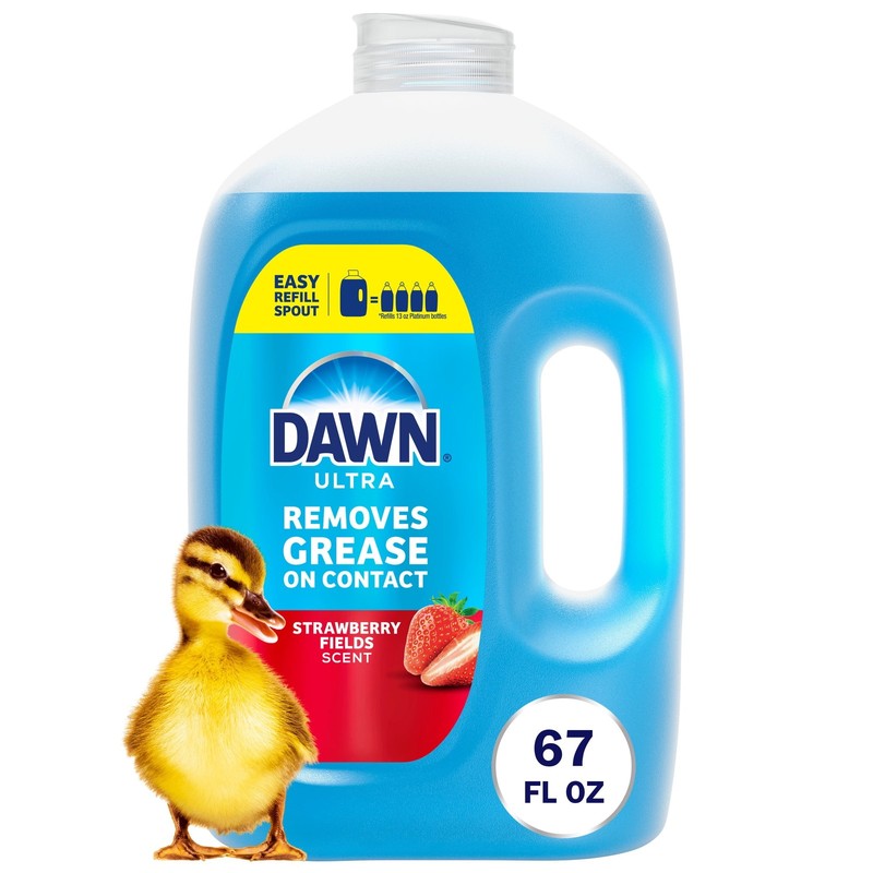 (2 pack Ultra Dishwashing Liquid Refill Jug Dish Soap Strawberry Fields 67 Fl oz gallery
