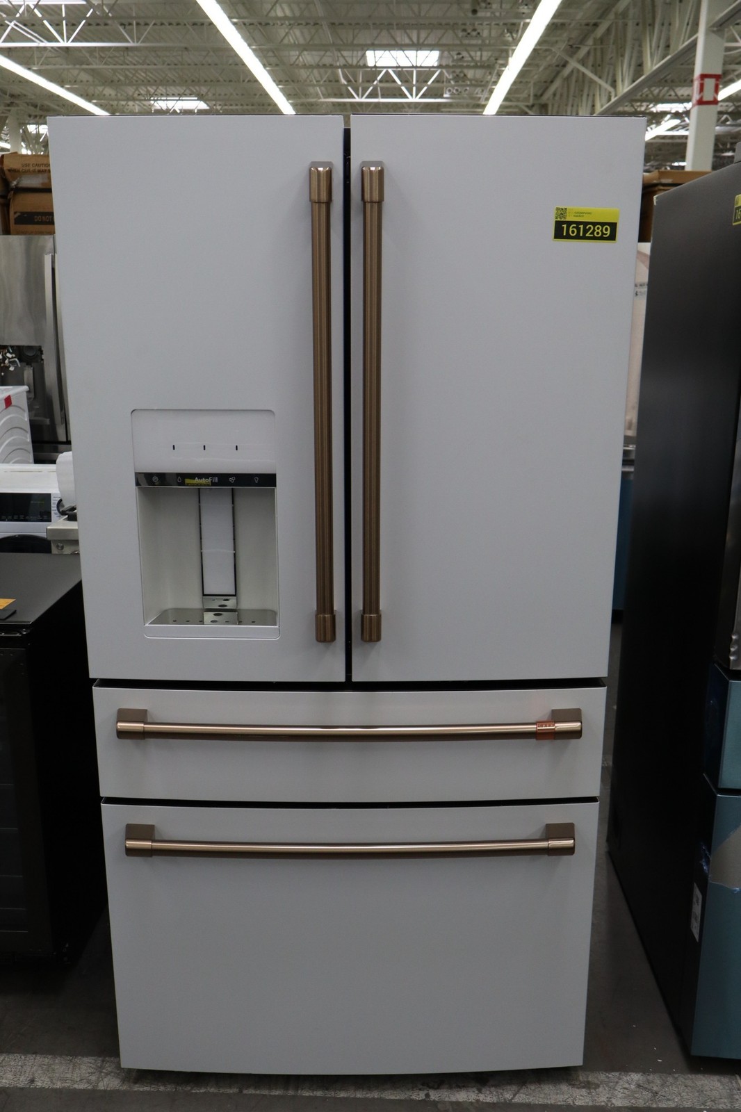 GE Cafe CVE28DP4NW2 36" Matte White 4-Door French Door Refrigerator NOB #161289 gallery