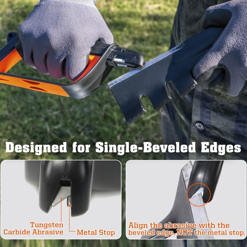 Knife Garden Tool Multi-Sharpener for Lawn Mower Blade, Axe, Pruner, Shears gallery