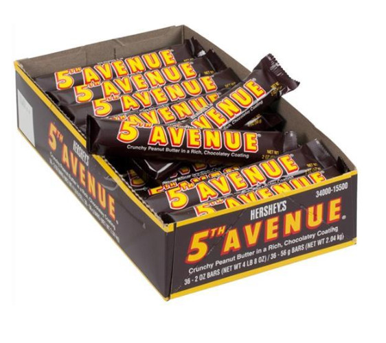 5TH AVENUE Chocolatey Coated Crunchy Peanut Butter Candy Bars, 2 oz (6 Count) gallery