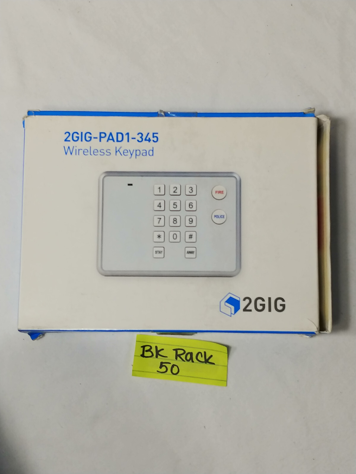 Nortek 2GIG Wireless Keypad Model 2GIG-PAD1-345 New In Box gallery