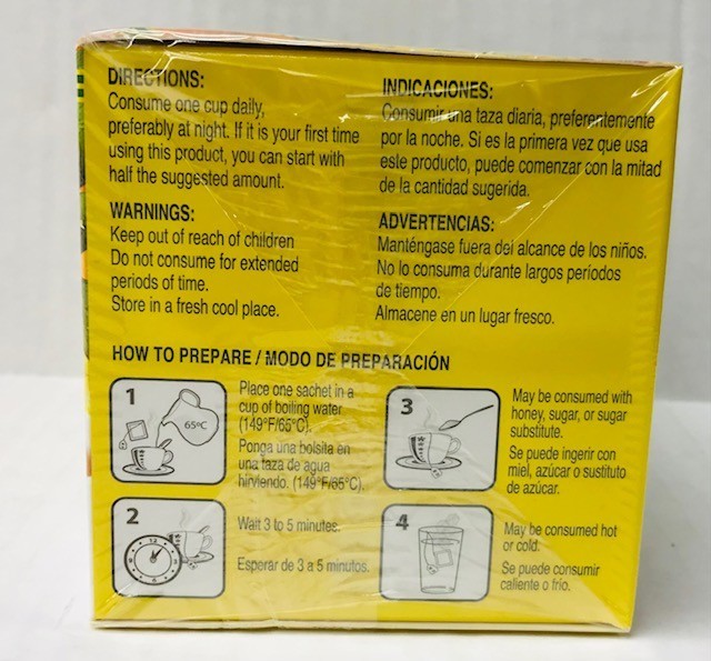 Pinalim Tea/Te De Pinalim Pineapple, Flax, Green Tea, White Tea (1 box) gallery