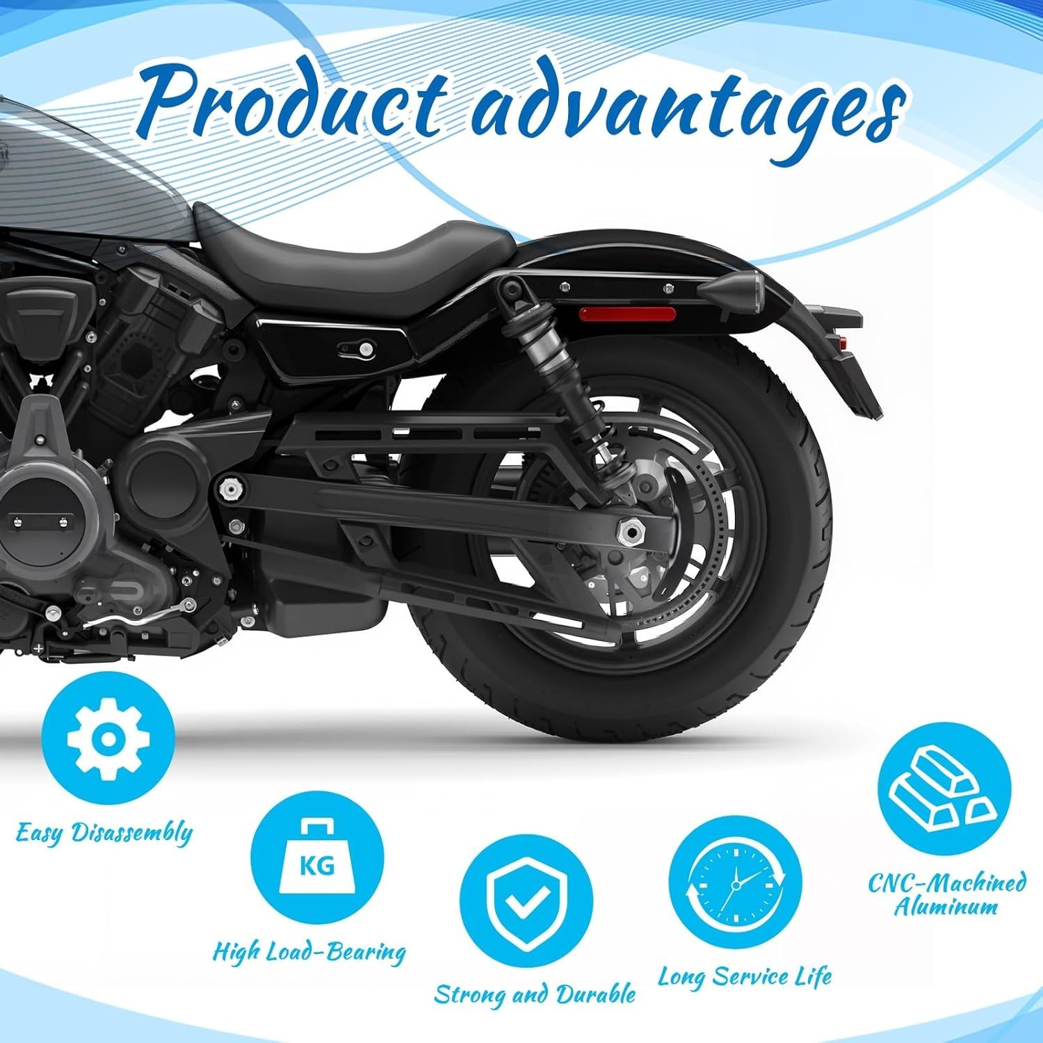 Rear License Plate Tag Mount Bracket Motorcycle License Plate Bracket Curved Sid gallery