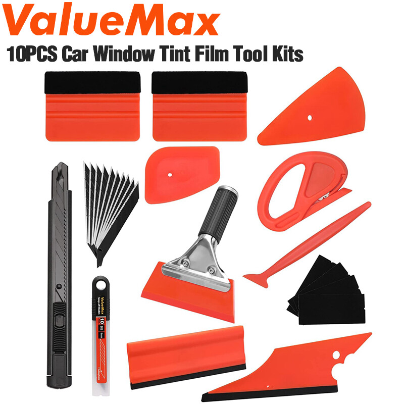 ValueMax Window Tint Tool Set 10PC Wrap Kit Car Protective Film Installation Set gallery