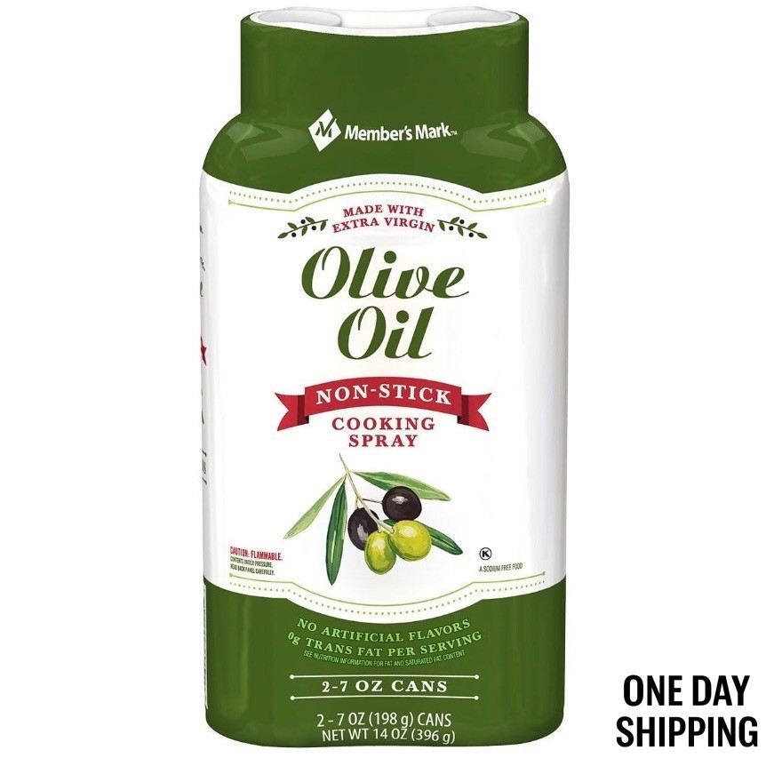 Member’s Mark Olive Oil Cooking Spray 7oz 2 Pack Non Stick Spray gallery