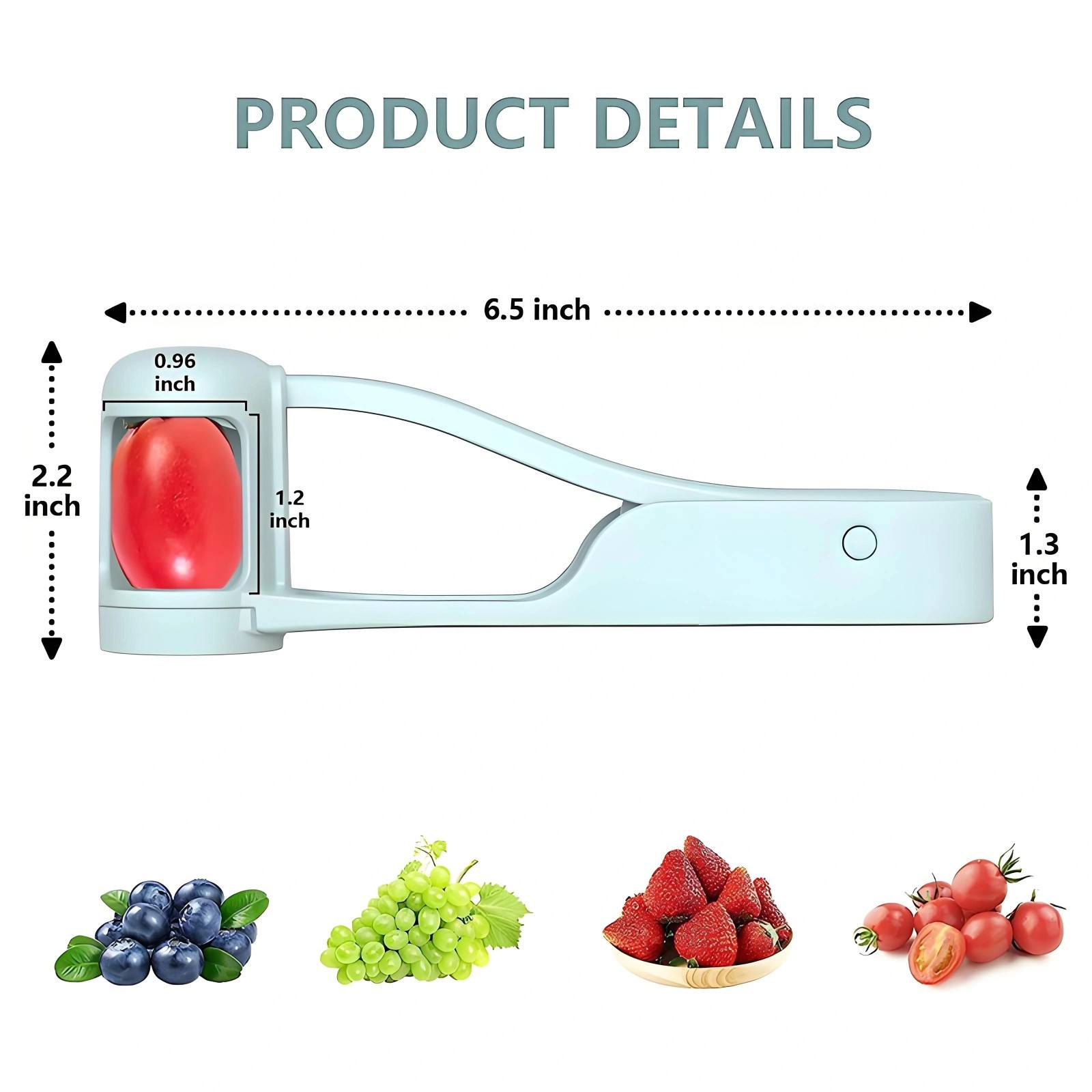 Tomato Slicer Cutter Grape Tools Cherry Fruit Salad Splitter Artifact for Toddle gallery
