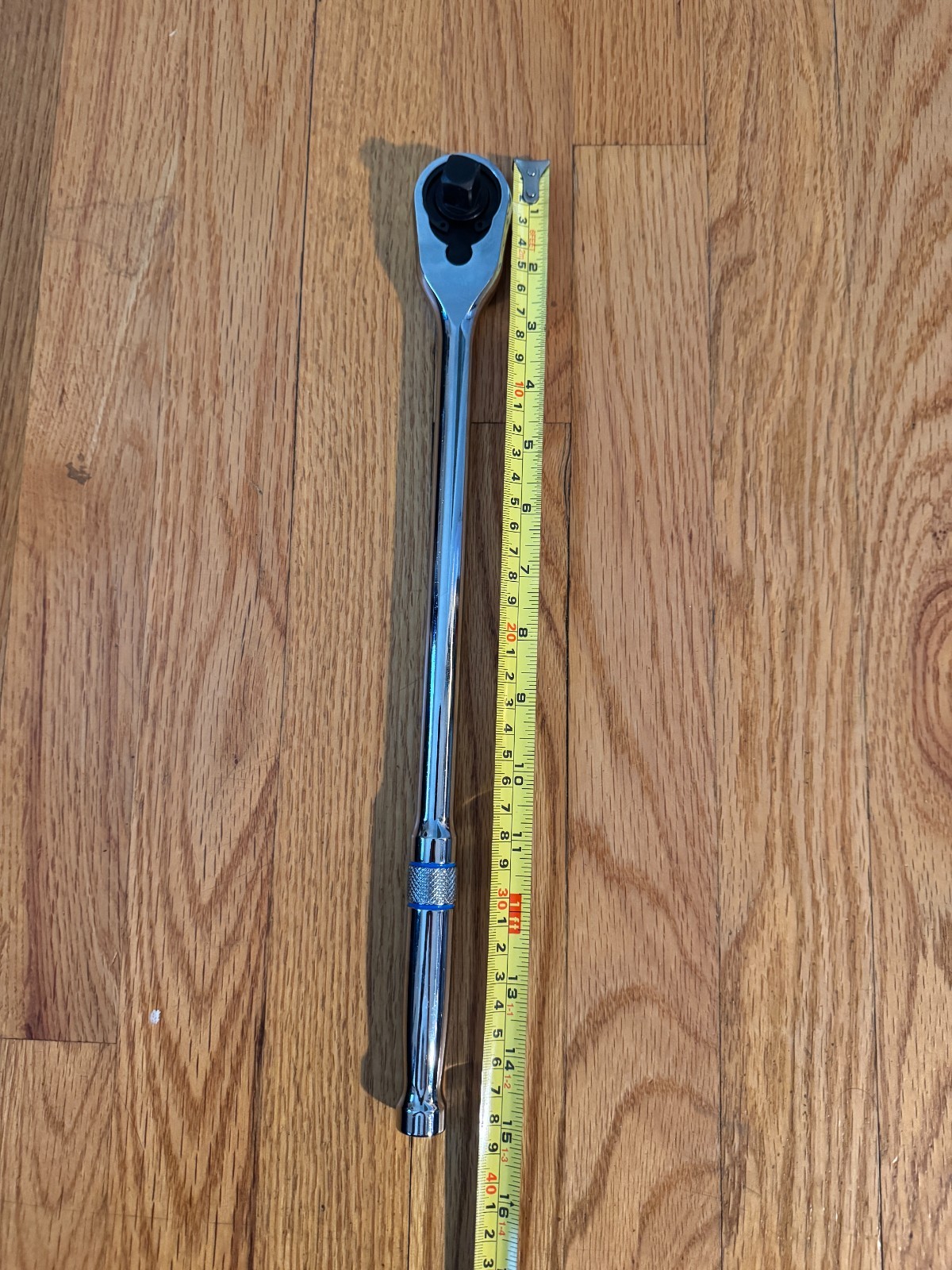 DURATECH 3-Piece Extra Long Drive Ratchet Handle, 1/4", 3/8", 1/2" 90-Tooth gallery