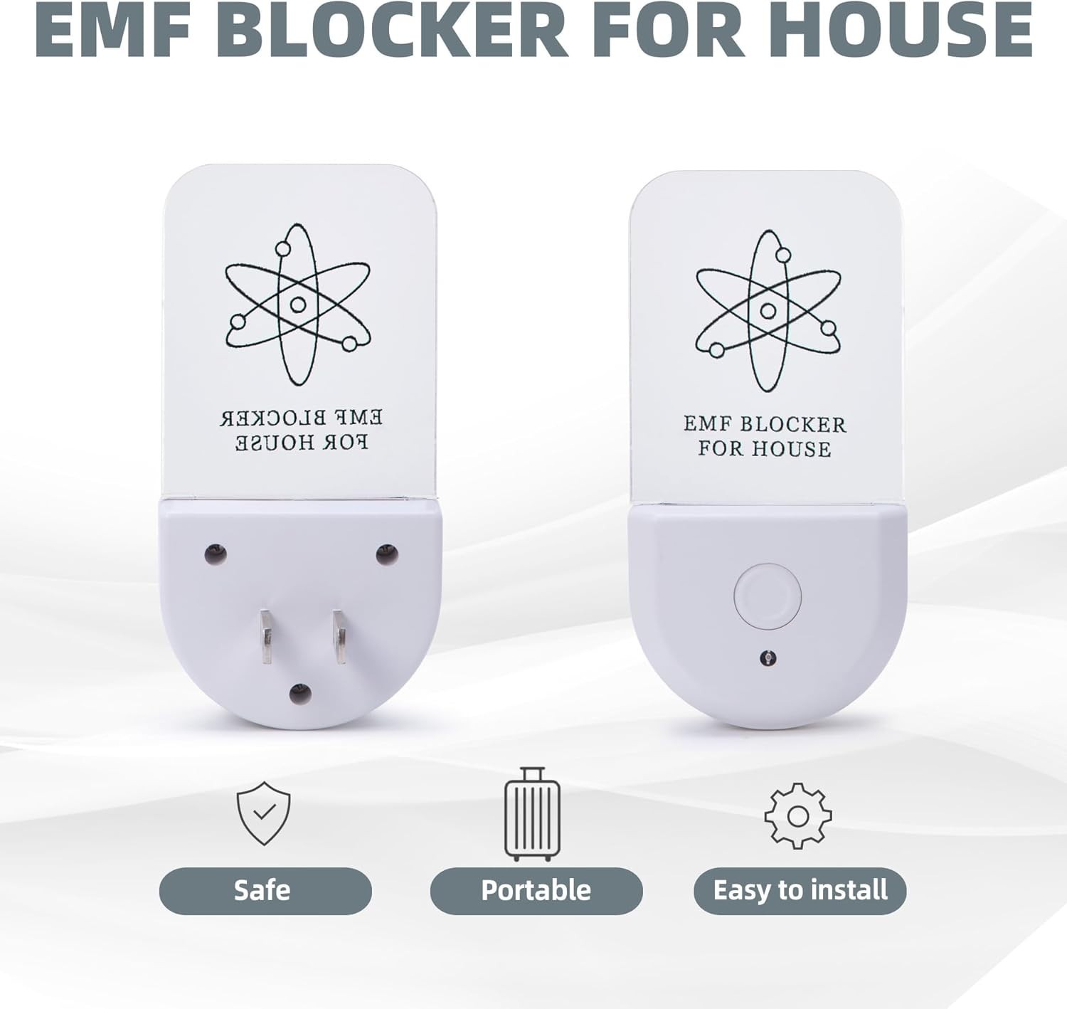 EMF Protection Blocker Coverage Area Up to 2000 Square Feet Per Level - White gallery