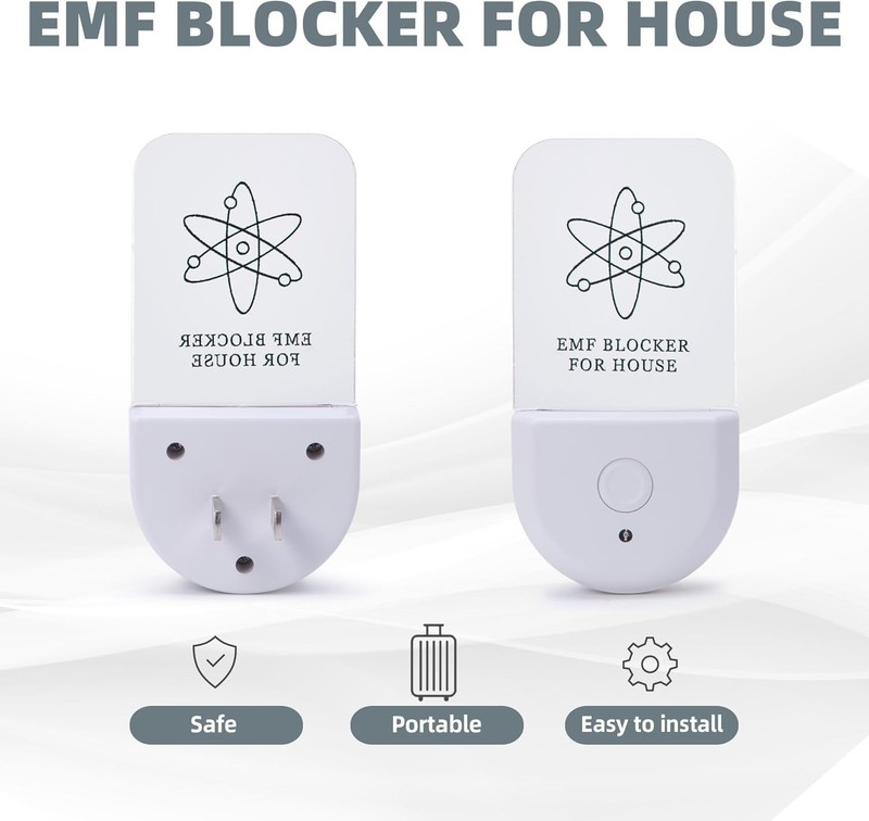 EMF Protection Blocker Coverage Area Up to 2000 Square Feet Per Level - White gallery