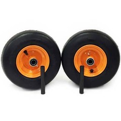 (2) Pneumatic Tire Assemblies 11×4.00-5 Fits Scag Liberty Freedom Z 485207