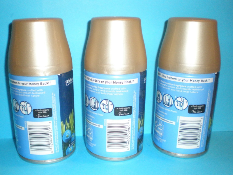 (3) Glade Automatic Spray Can Refills JUNIPER TEAK WOOD FITS AIRWICK gallery