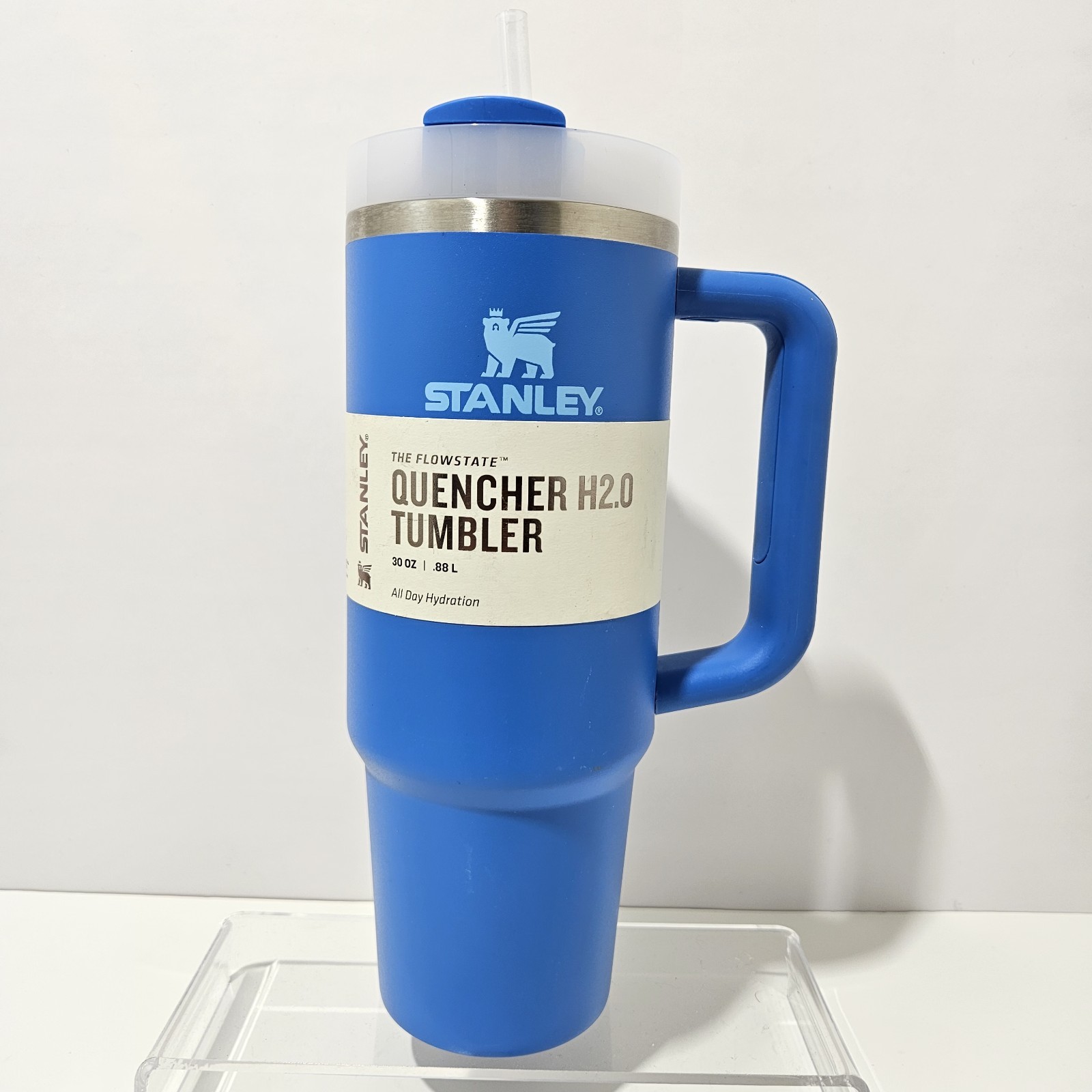 NEW Stanley Quencher H2.0 FlowState 30oz Tumbler Azure Blue Fast Shipping gallery