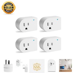 Compact 4-Pack Grounded Surge Protector with Indicator Light – Safety in Style
