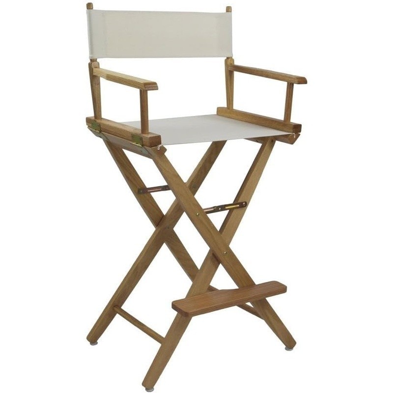 Durable Solid Hardwood Folding Bar Stool W/ Armrests Comfortable Portable Design gallery