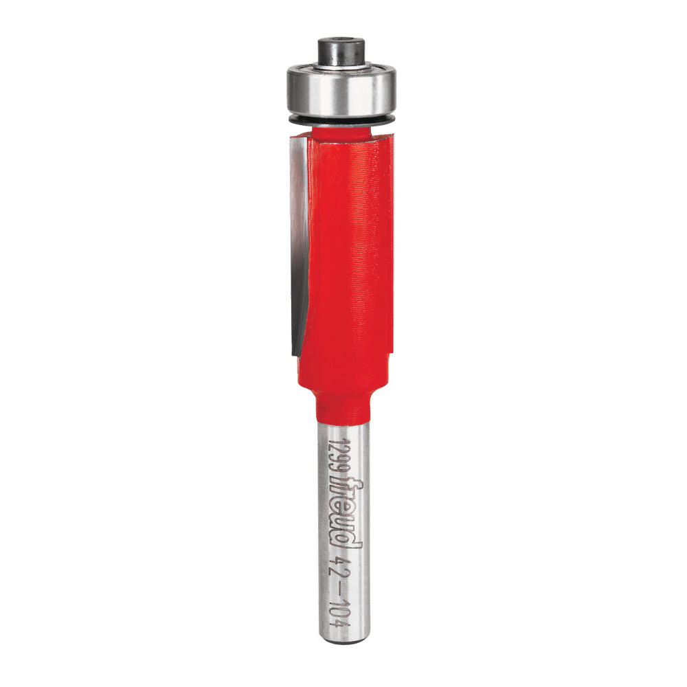 NEW FREUD 42-104 1/2" CARBIDE DOUBLE FLUTE BEARING FLUSH TRIM ROUTER BIT gallery