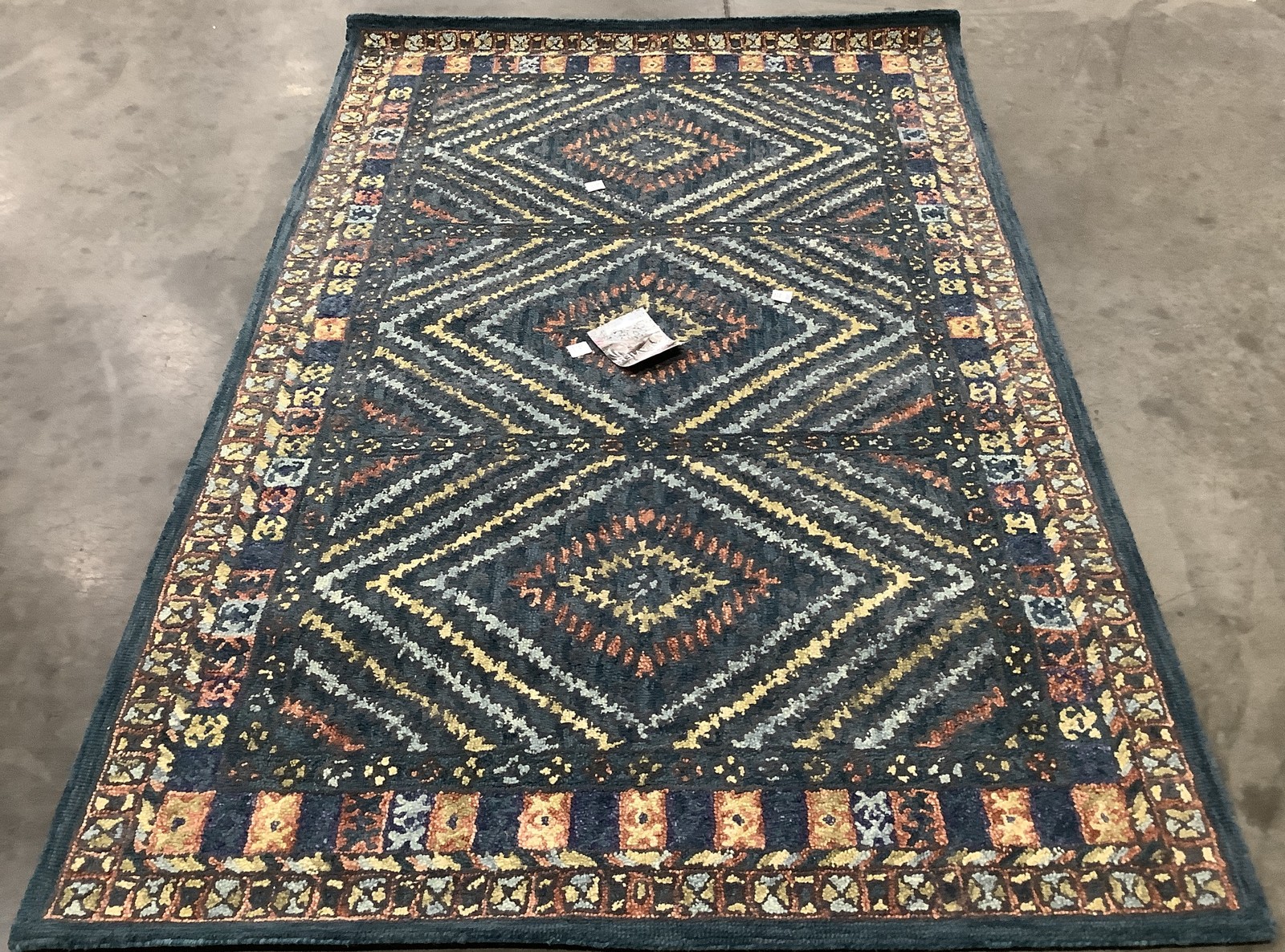 RUST / GREEN 5'-0" x 8'-0" Flaw in Rug, Reduced Price 1172686016 APN815P-5 gallery