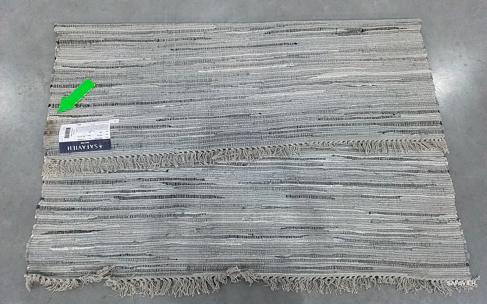 GREY 5'-0" x 5'-0" Back Stain Rug, Reduced Price 1172799816 RAR121A-5SQ gallery