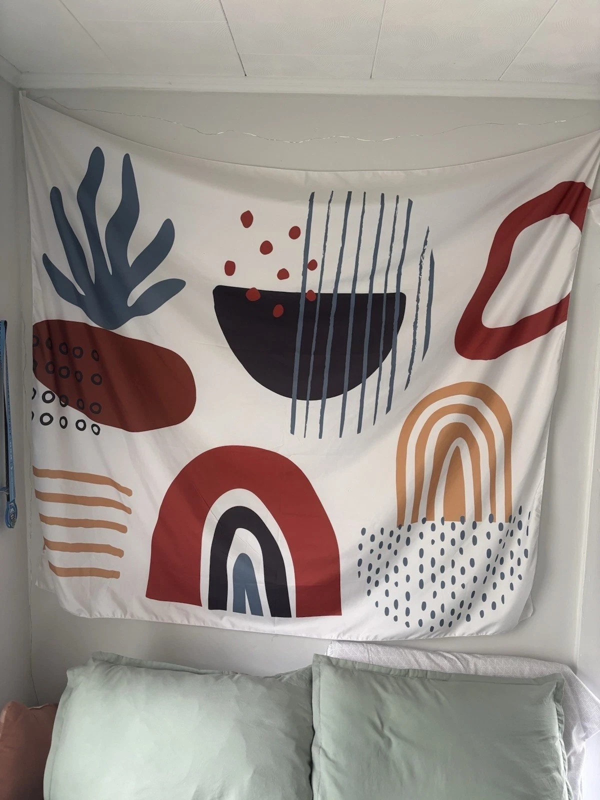 Abstract Wall Tapestry White gallery
