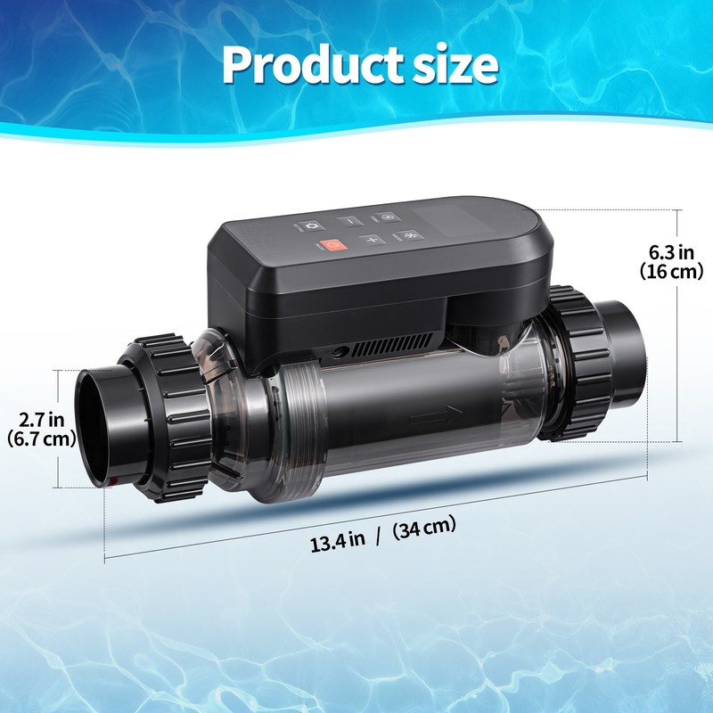 Salt Water Pool Chlorinator System Salt Chlorine Generator for Above/Inground gallery