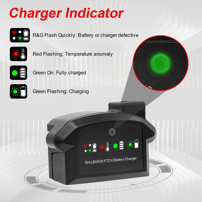 20V MAX Lithium LCS1620 Battery Charger For Black Decker LBXR20 LB20 Tools Drill gallery