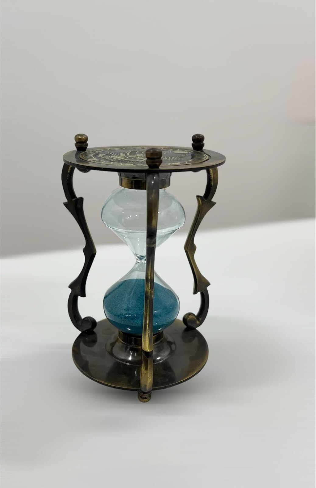 Timer Sand Clock 4 Minutes & Metal Sand Watch 5 Min, Brass Hour Glass Sandglass gallery