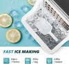 Countertop Ice Maker Machine 45Lbs/Day 24 Cubes 13 Mins AutoClean Portable Comp gallery