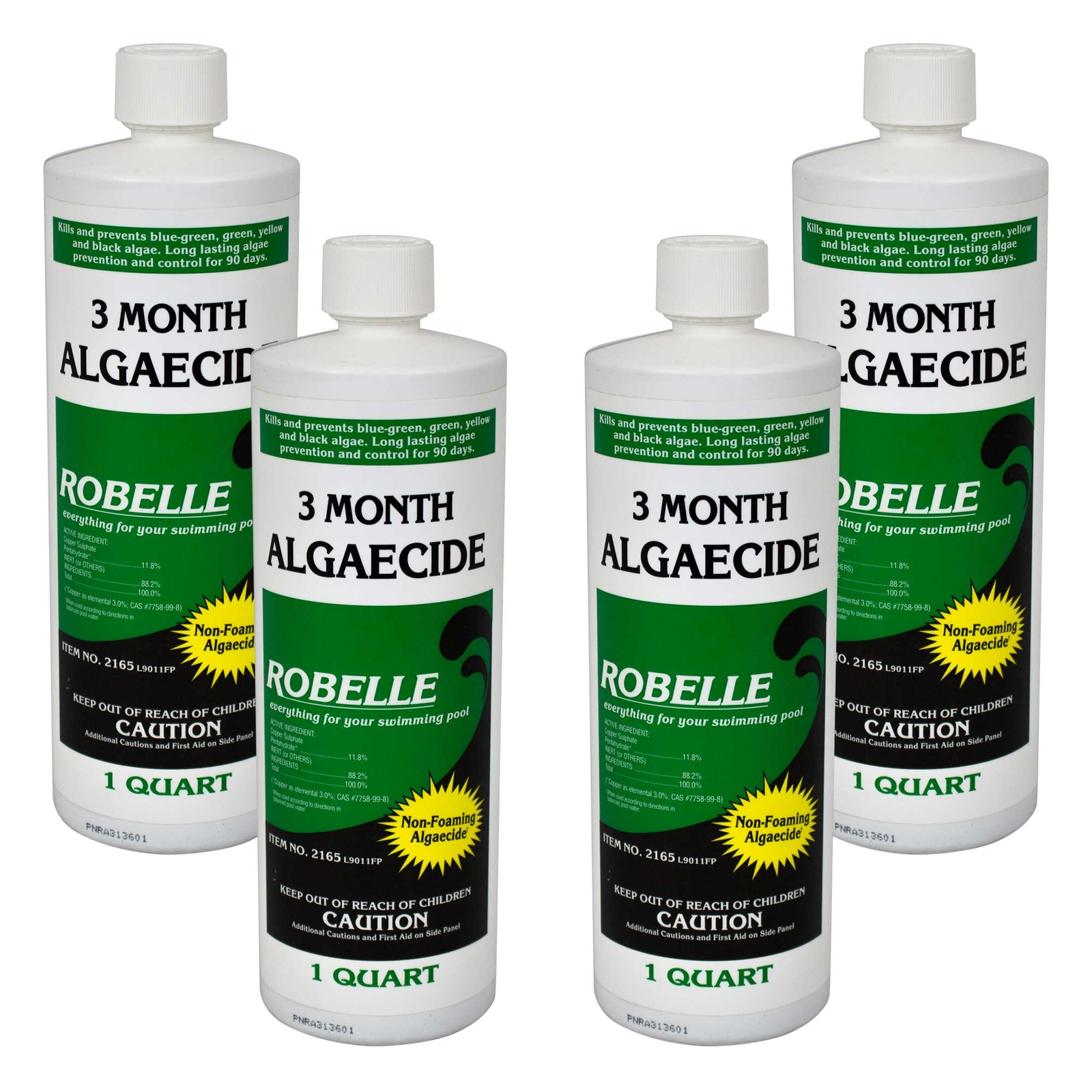 Robelle 3 Month Algaecide Pool Metallic Non-Foaming Algae Control - 4 Quarts gallery