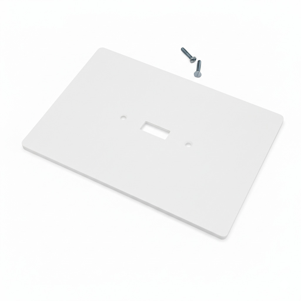 Oversize Toggle Light Switch Cover Wall Plate 5x7 Jumbo White 1-Gang USA Made gallery