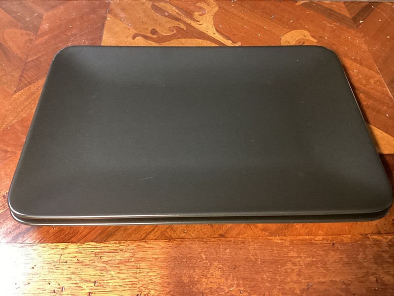 2x Ikea Dinera Rectangle Dinner Plates BLACK 11.5" x 7-7/8” Romania #18691 gallery