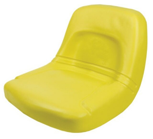 High Back John Deere Lawn Mower Garden Tractor Seat Yellow gallery
