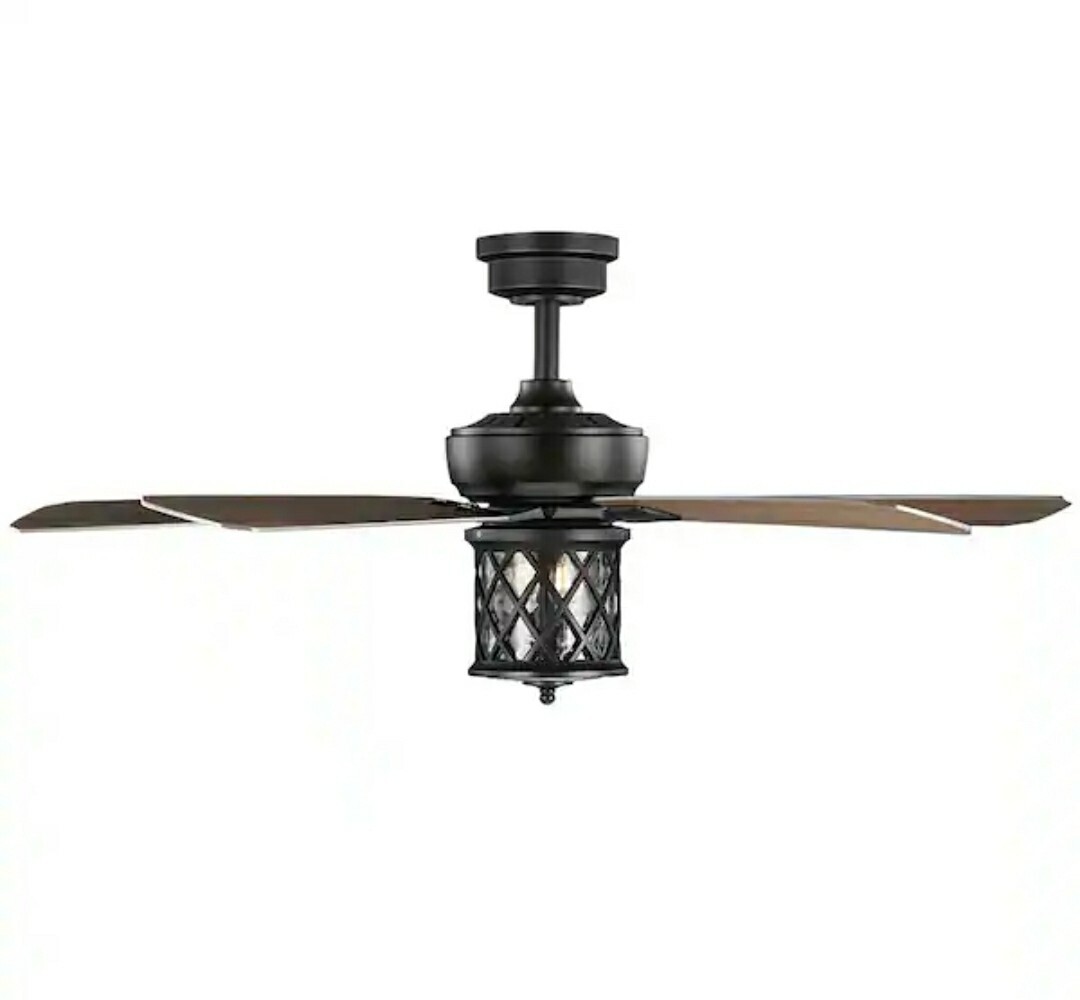 Home Decorators Pine Meadows 52 in. Indoor/Outdoor LED Bronze Ceiling Fan gallery