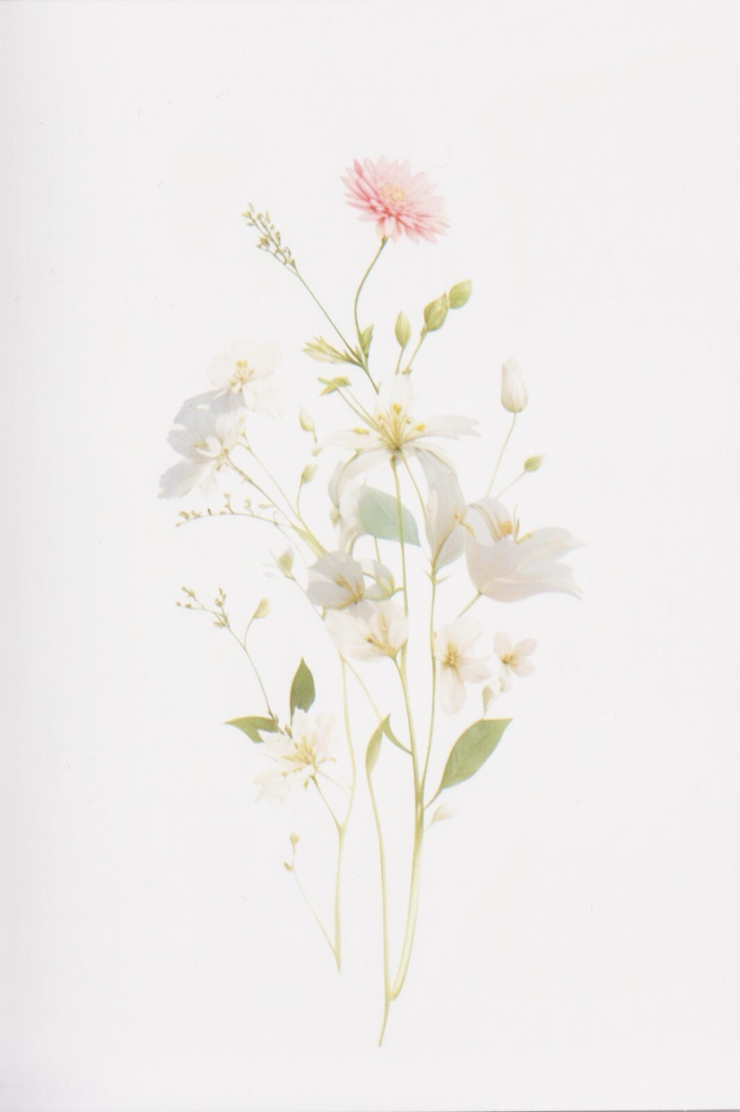 Blank Elegant Floral Note Card For All Occasions gallery