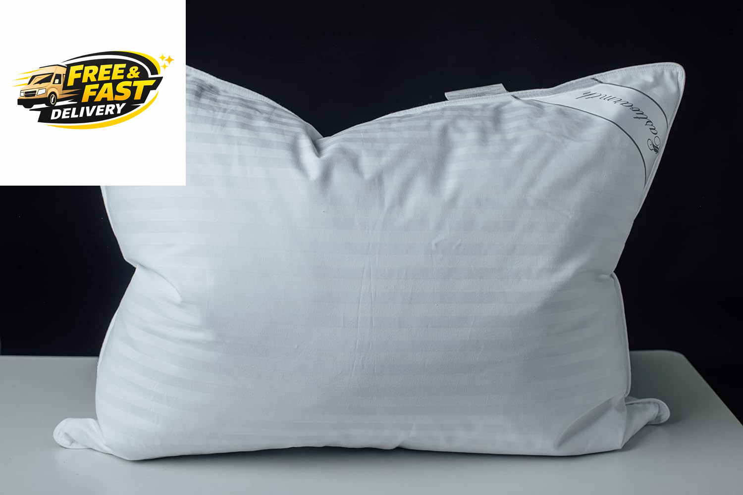 Goose down Feather Soft Pillows One Pillow 100% Cotton Supportive Bed Pillow gallery
