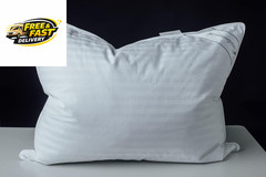 Goose down Feather Soft Pillows One Pillow 100% Cotton Supportive Bed Pillow