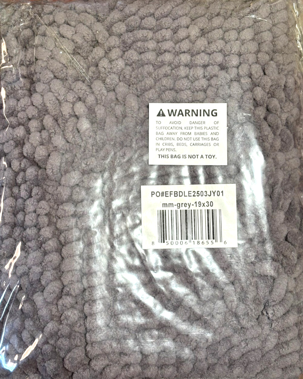 Muddy Mat Anti Mud Mat Gray Washable Absorbent Entryway Dog Door Rug New gallery