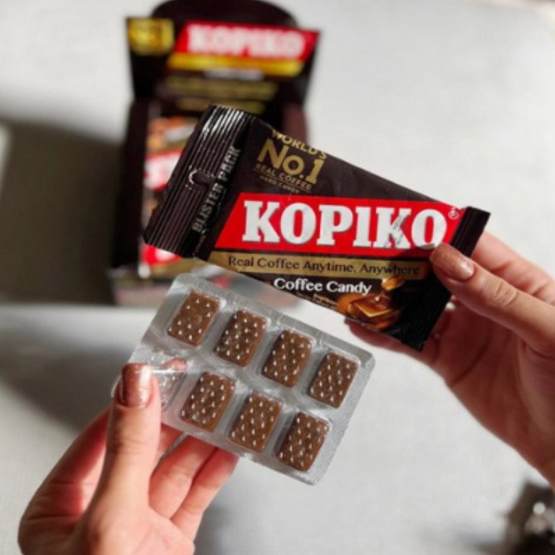 Kopiko Real Coffee Flavored Hard Candy Blister 12Packs 384g From Korea Free Ship gallery